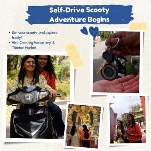 Bir tour package with Self Drive Scooty